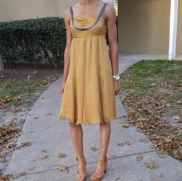 Anthropologie | Dresses | Anthropologie Shapes Gold Silk Dress | Poshmark Anthropologie | Dresses | Anthropologie Shapes Gold Silk Dress | Poshmark